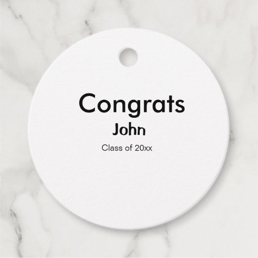 grad boy add nameおめでとう日付年文字 フェイバータグ (正面)