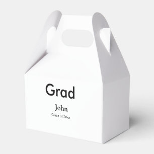 grad boy add nameおめでとう日付年文字 フェイバーボックス
