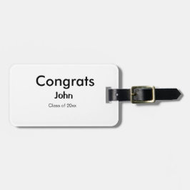 grad boy add nameおめでとう日付年文字 ラゲッジタグ