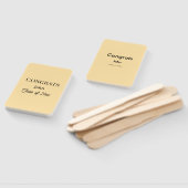 grad boy add name congrats date year text ハンドファン (組立なし)