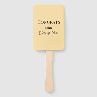 grad boy add name congrats date year text ハンドファン