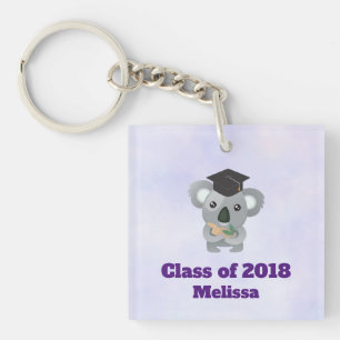 Grad CapのKoalaty大学院生Pun Koala キーホルダー