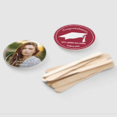 Grad Cap大学院フォトクリムゾン ハンドファン (組立なし)