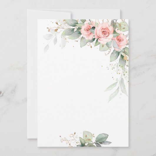 Grad Cap,赤面花卒業 招待状 (裏面)