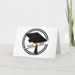 Grad Cap Class of 2026 Graduation カード