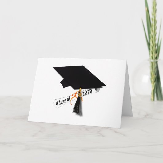 Grad Cap Class of 2026 Graduation カード (正面)