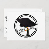 Grad Cap Class of 2026 Graduation ポストカード (正面/裏面)