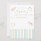 Grad Club Beach Party サンキューカード (正面)