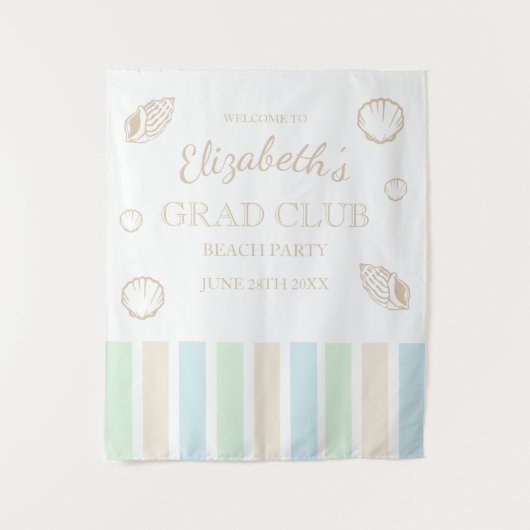 Grad Club Beach Party タペストリー (正面)