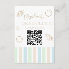 Grad Club Beach Party College Fund エンクロージャーカード