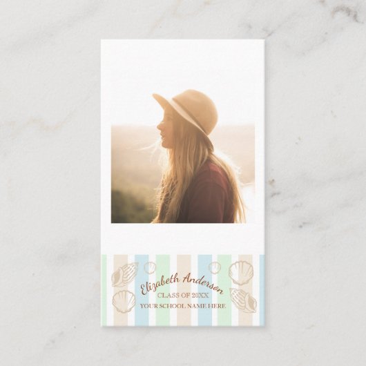 Grad Club Beach Party Name Card 名刺 (正面)