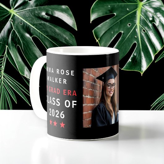 Grad Era Class of 2026 Graduation Photo Mug コーヒーマグカップ