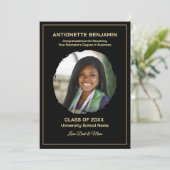 Grad Graduate Photo Graduation Card (スタンド正面)