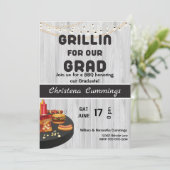 Grad & Grill Graduation Barbeque 招待状 (スタンド正面)