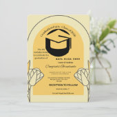 Grad party invitation cap icon and “2026 Grad Part 招待状 (スタンド正面)