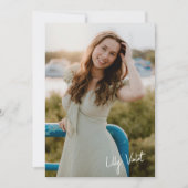 Grad Party Invite 招待状 (正面)