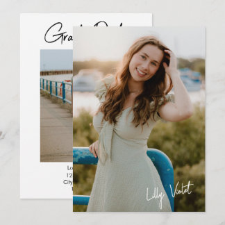 Grad Party Invite 招待状