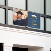 Grad Photo 2025卒業カスタム 横断幕 (ビルの外側)