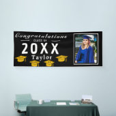 Grad Photo Banner - Personalized Congrats Custom 横断幕 (トレードショー)