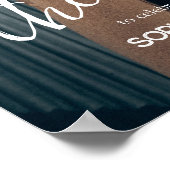 Grad Poster - Custom Name Date Save The Date ポスター (角)