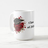 Grad Red Roses Coffee Mug コーヒーマグカップ (正面左)