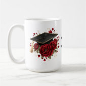Grad Red Roses Coffee Mug コーヒーマグカップ (左)