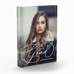 Grad Scriptモダン写真の卒業 フォトブロック