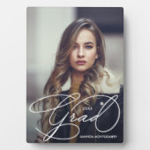 Grad Scriptモダン写真の卒業 フォトプラーク (正面)