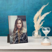 Grad Scriptモダン写真の卒業 フォトプラーク (側面)