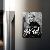 Grad Script Photo Graduationへの応援 マグネット