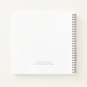 Grad Script Photo Overlay Guest Bookのアドバイス ノートブック (裏面)