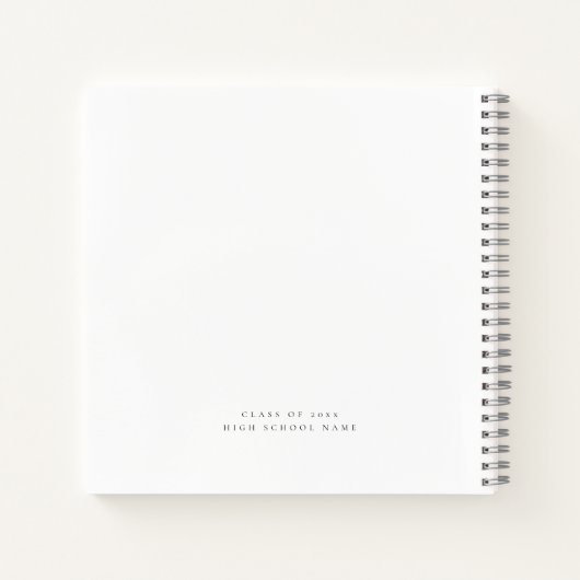 Grad Script Photo Overlay Guest Bookのアドバイス ノートブック (裏面)