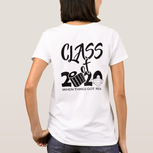 GRAD STRAIGHT OUTTA検疫 – C/O 2020 Tシャツ (裏面)