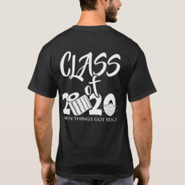 Grad Straight Outta Quarantine - 2020年クラス Tシャツ