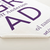 Grad typography modern graduation simple minimal c シェルパブランケット (3/4)