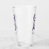 Grad typography modern graduation simple minimal c タンブラーグラス (左)