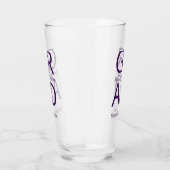 Grad typography modern graduation simple minimal c タンブラーグラス (右)