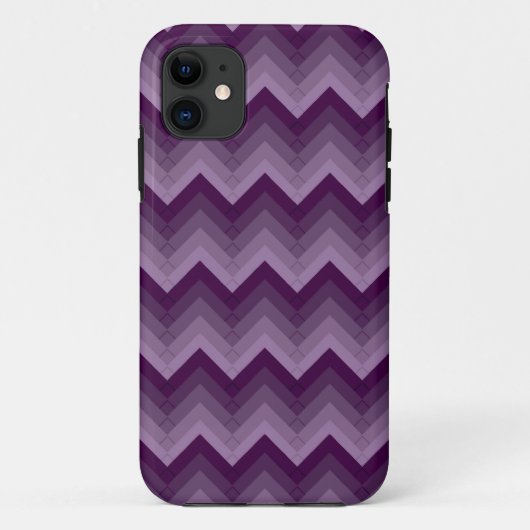 Gradated紫色のシェブロンのストライプのなiPhone 5 Case mate Case-Mate iPhoneケース (裏面)