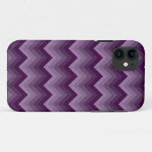 Gradated紫色のシェブロンのストライプのなiPhone 5 Case mate Case-Mate iPhoneケース (裏面(横))