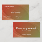 gradation business cards 名刺 (正面/裏面)