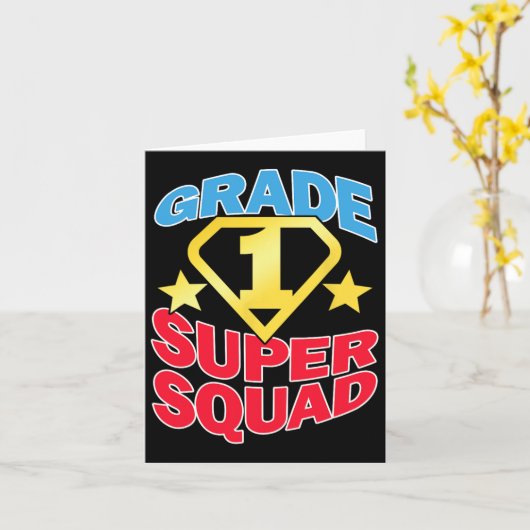 Grade 1 Super Squad Superhero Teacher Team  カード (黄色い花)