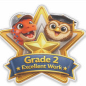 Grade 2 excellent work with the owl and Rex custom シール (正面)