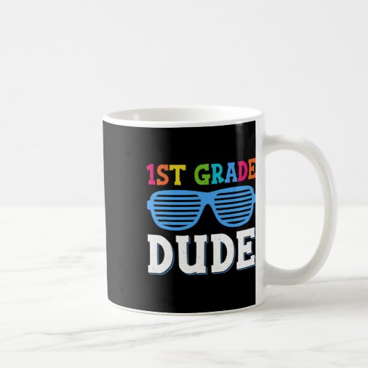 Grade Dude 1年生先生学生Schに戻る コーヒーマグカップ (右)