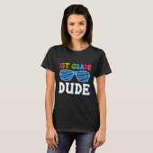 Grade Dude 1年生先生学生Schに戻る Tシャツ (正面フル)