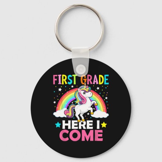 Grade Here I Unicorn来新学期1年生 キーホルダー (正面)
