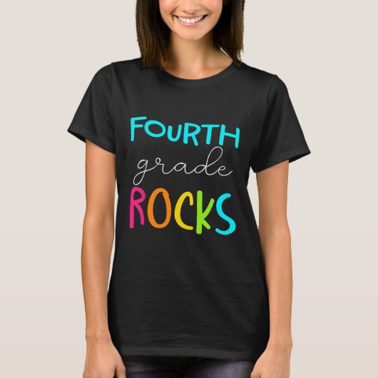 Grade Rocksチーム4年生先生 Tシャツ (正面)