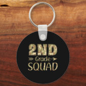 Grade Squad先生&;学生迷彩柄Back To Sch キーホルダー (正面)