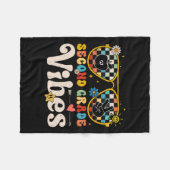 Grade Vibes - 2年生チームレトロSchoの1日目 フリースブランケット (正面(横))