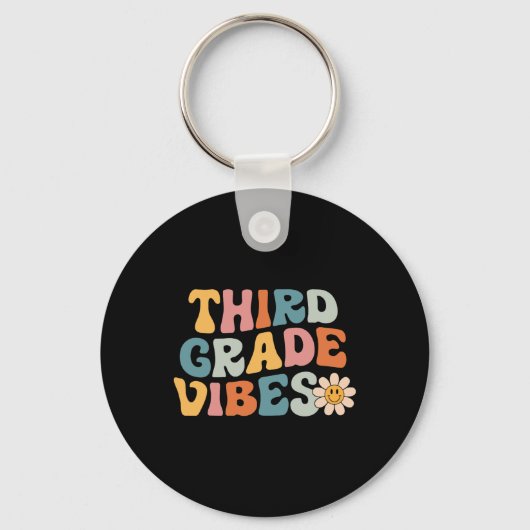 Grade Vibes - 3年生チームレトロSchoの1日目 キーホルダー (正面)