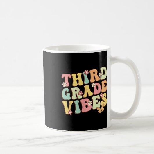 Grade Vibes Hello Team 3年生先生キッズリター コーヒーマグカップ (右)